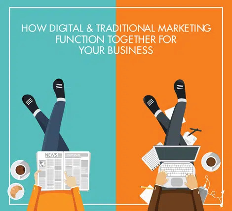 How Traditional & Digital  Marketing Function Together for Your Business