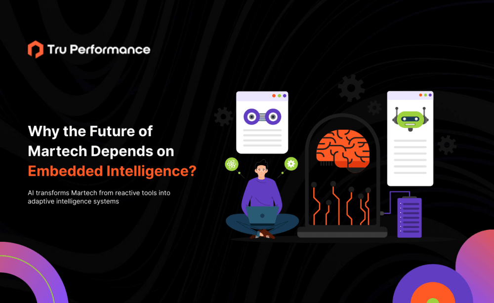 blog featured image banner highlighting the title "why the future of martech depends upon embedded intelligence"